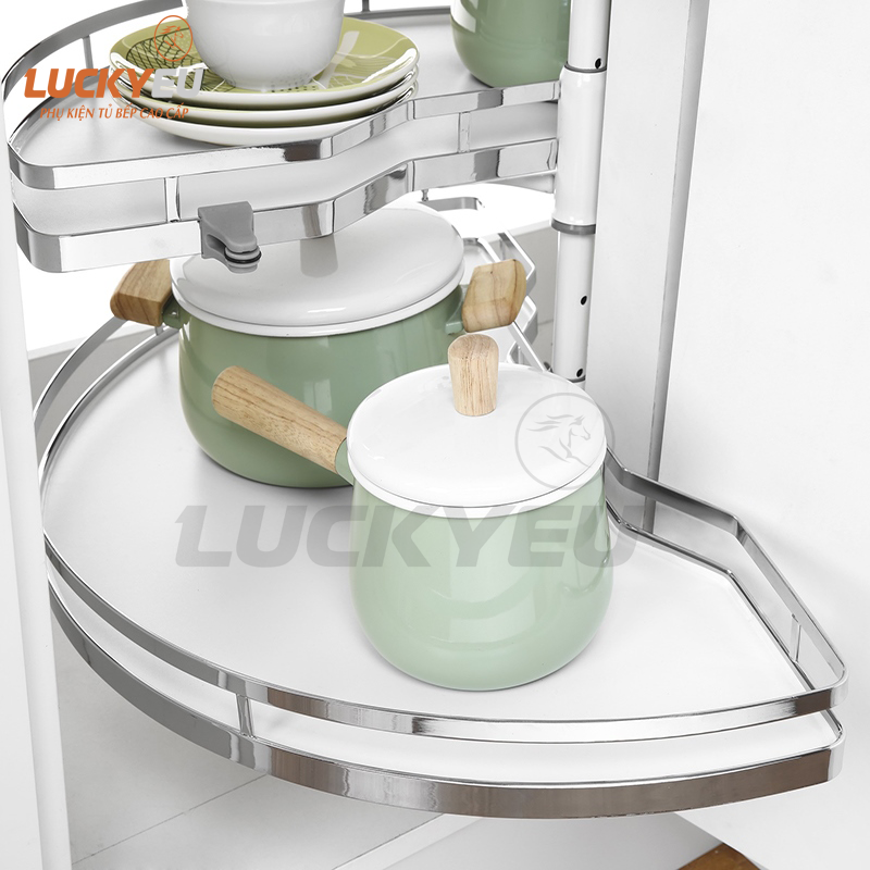 Mâm Xoay Nan Dẹt Đáy Đặc