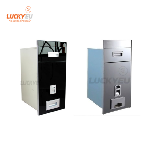 Thùng gạo tráng gương nút nhấn TGBlack